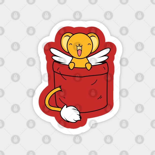 Kerobero in a pocket Sticker by Samtronika